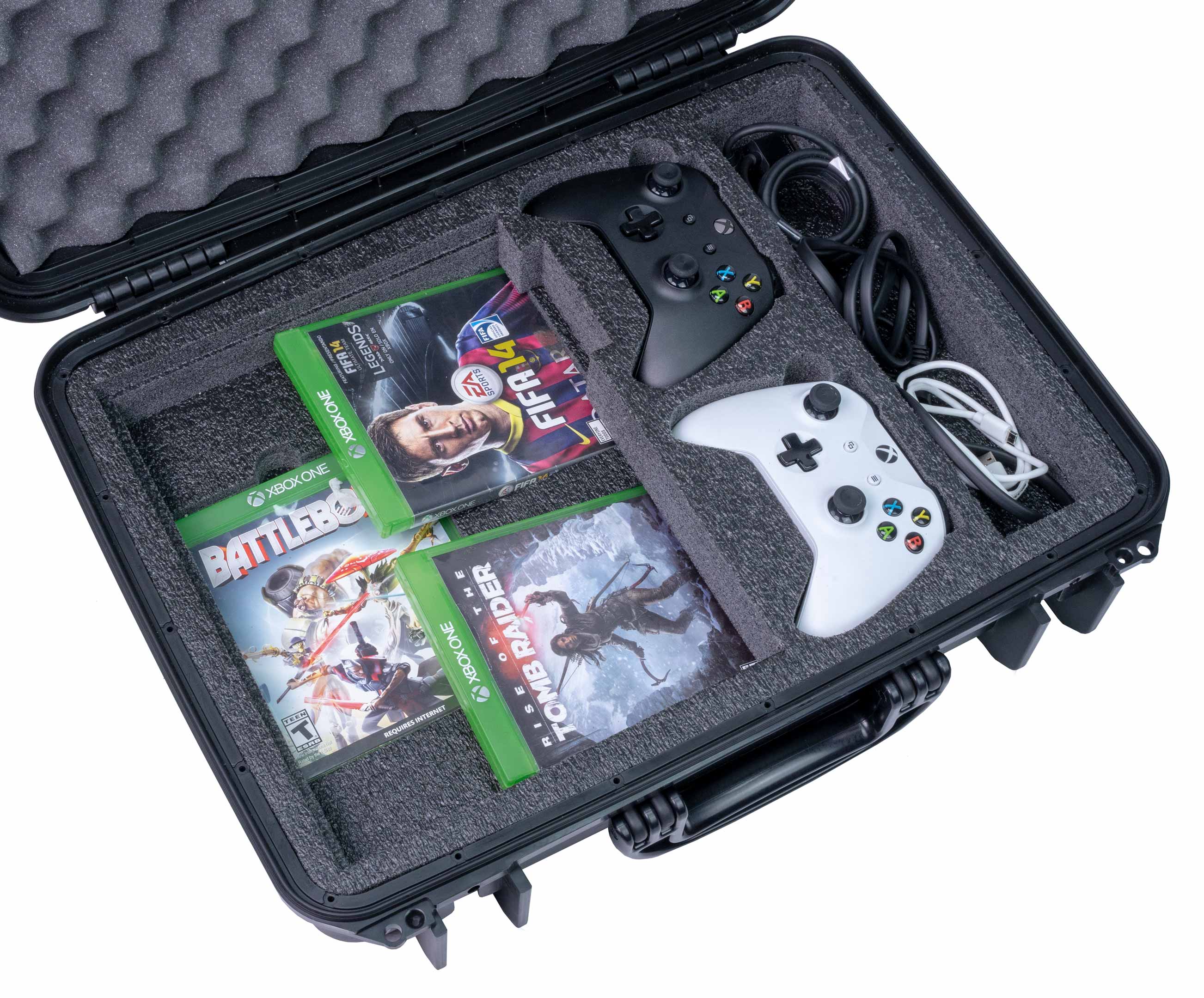 Xbox One X S Heavy Duty Travel Case Gaming Console Cases Case Club ...