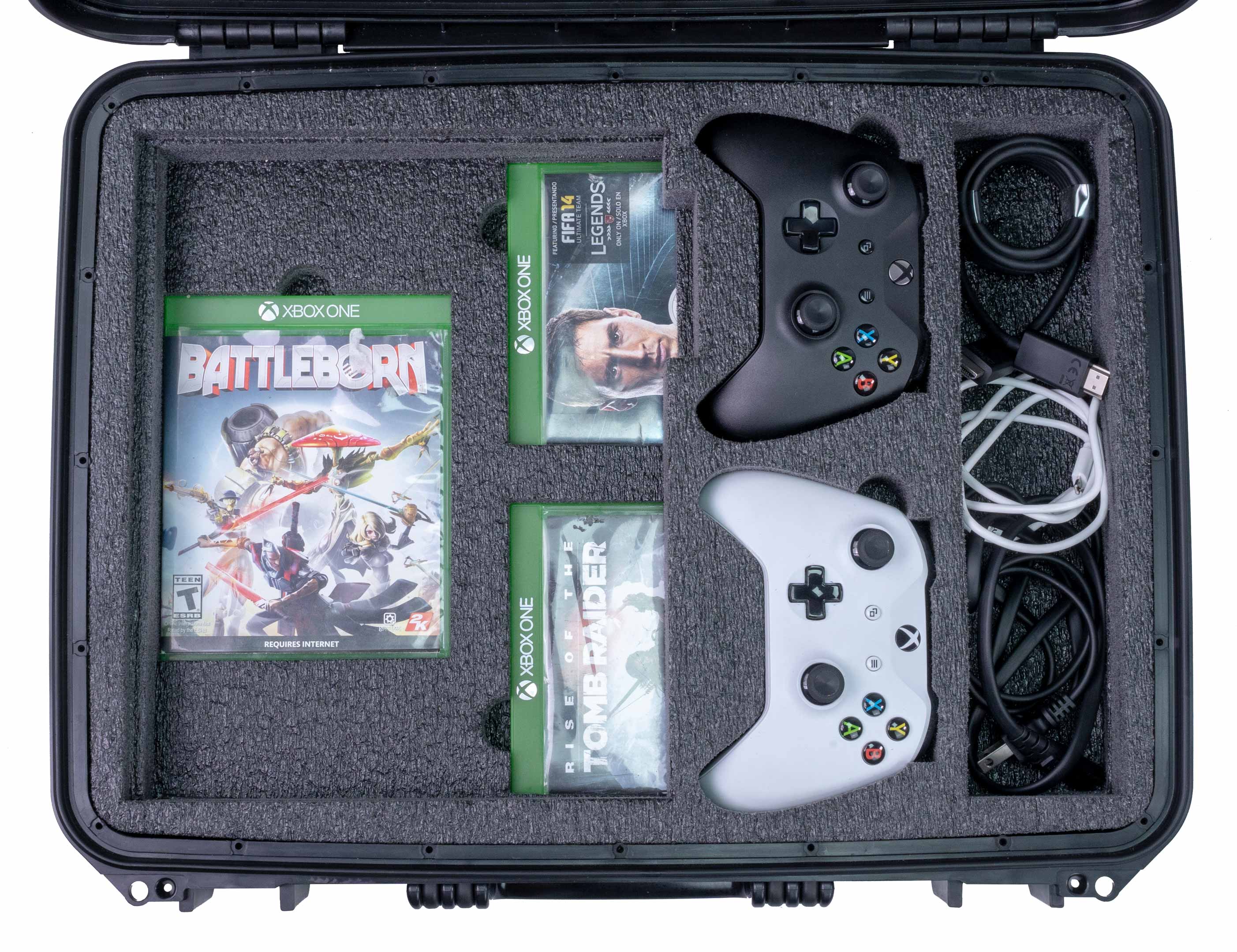 Xbox One X S Heavy Duty Travel Case Gaming Console Cases Case Club ...