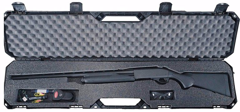pump action shotgun