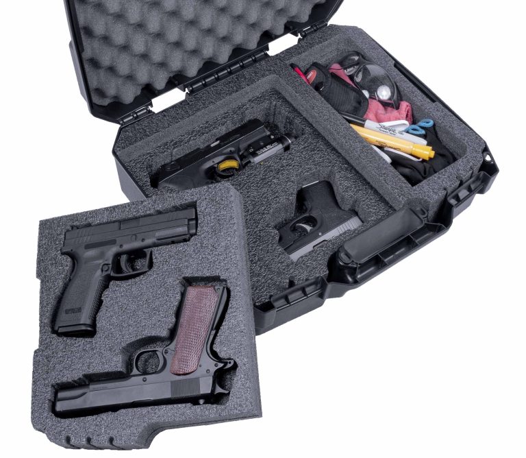 4 Pistol & Accessory Carry Case