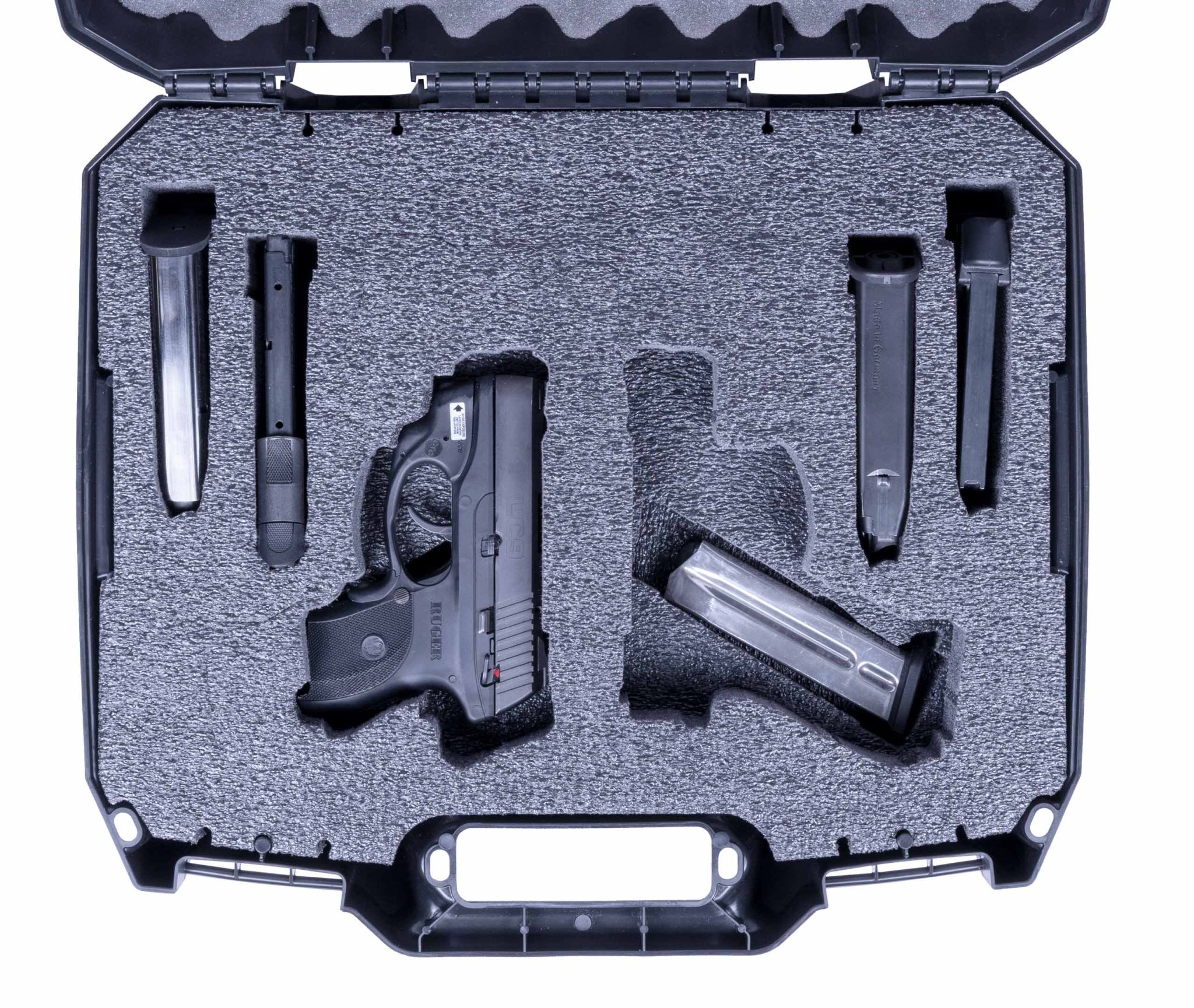 Case Club 2 Pistol HardSided Padlockable Carrying Case