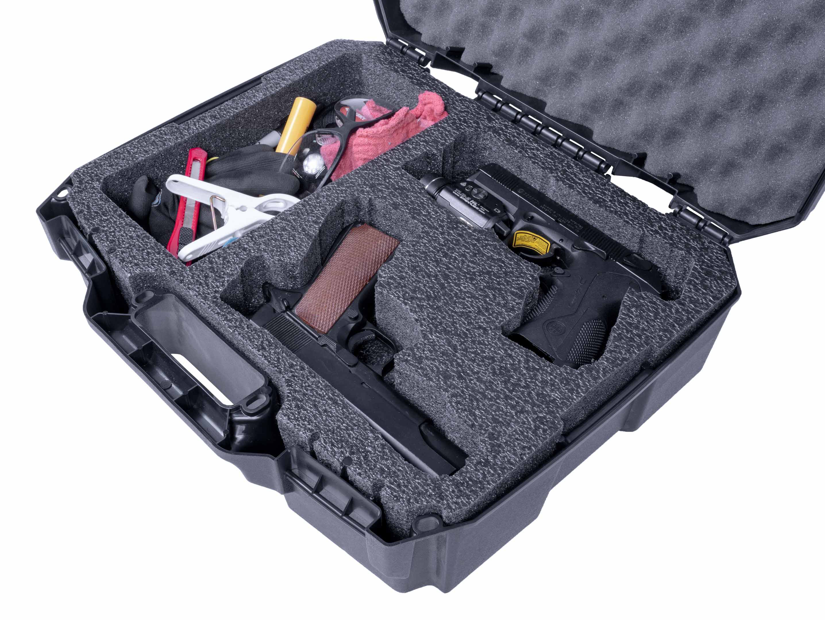 2 Pistol & Accessory Carry Case 2 Pistol Cases Case Club