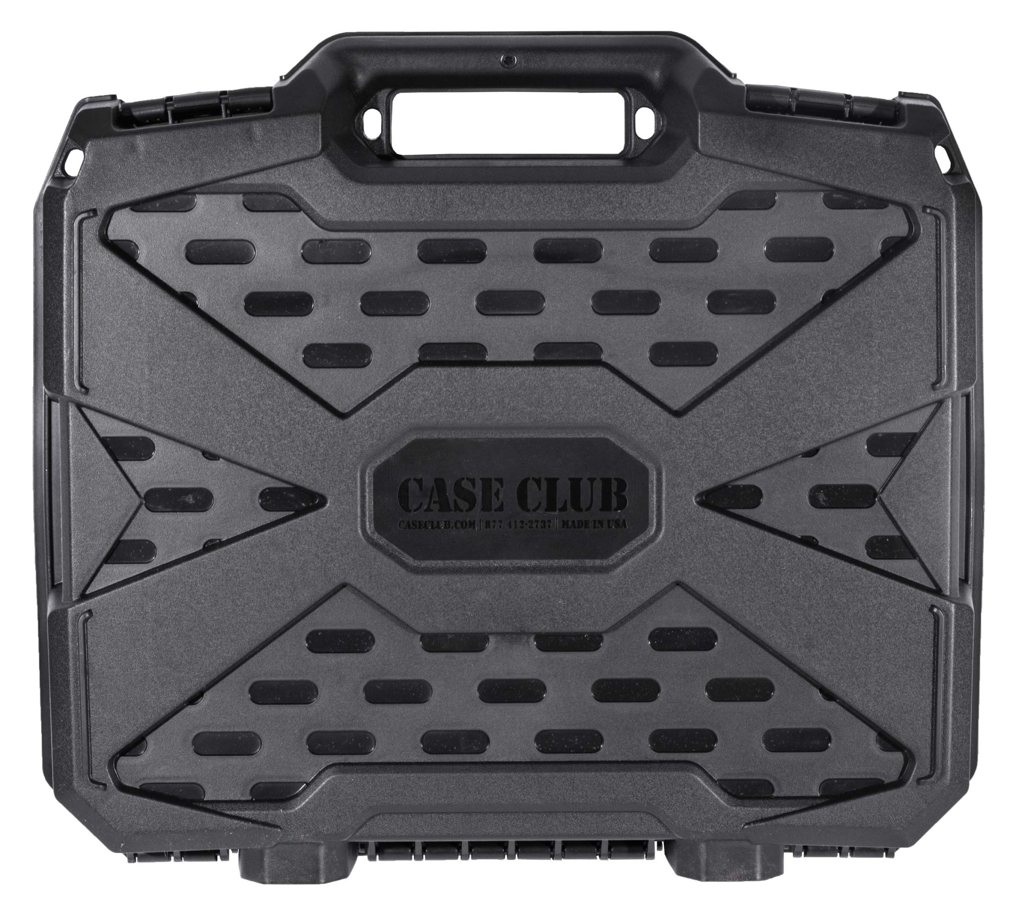 Case Club 6 Pistol (Dual Level) Hard-Sided Padlockable Carrying Case