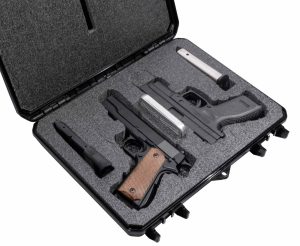 2 Pistol Slim Case - Foam Example