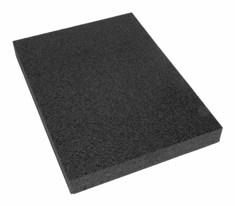 8 Pcs Black Adhesive Foam Padding, Closed Cell Foam Sheet 1/4
