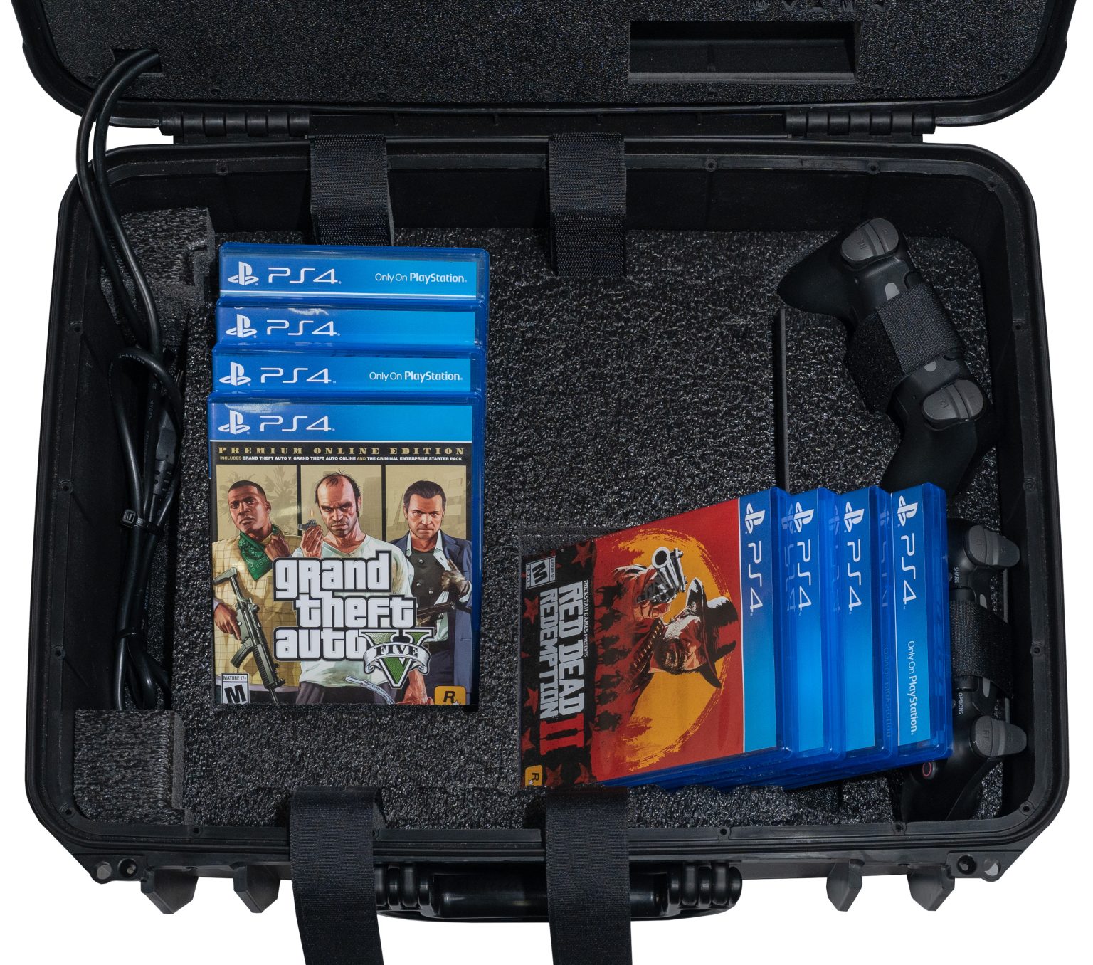 Case Club Waterproof PlayStation 4 Portable Gaming Case w/ Built in Monitor