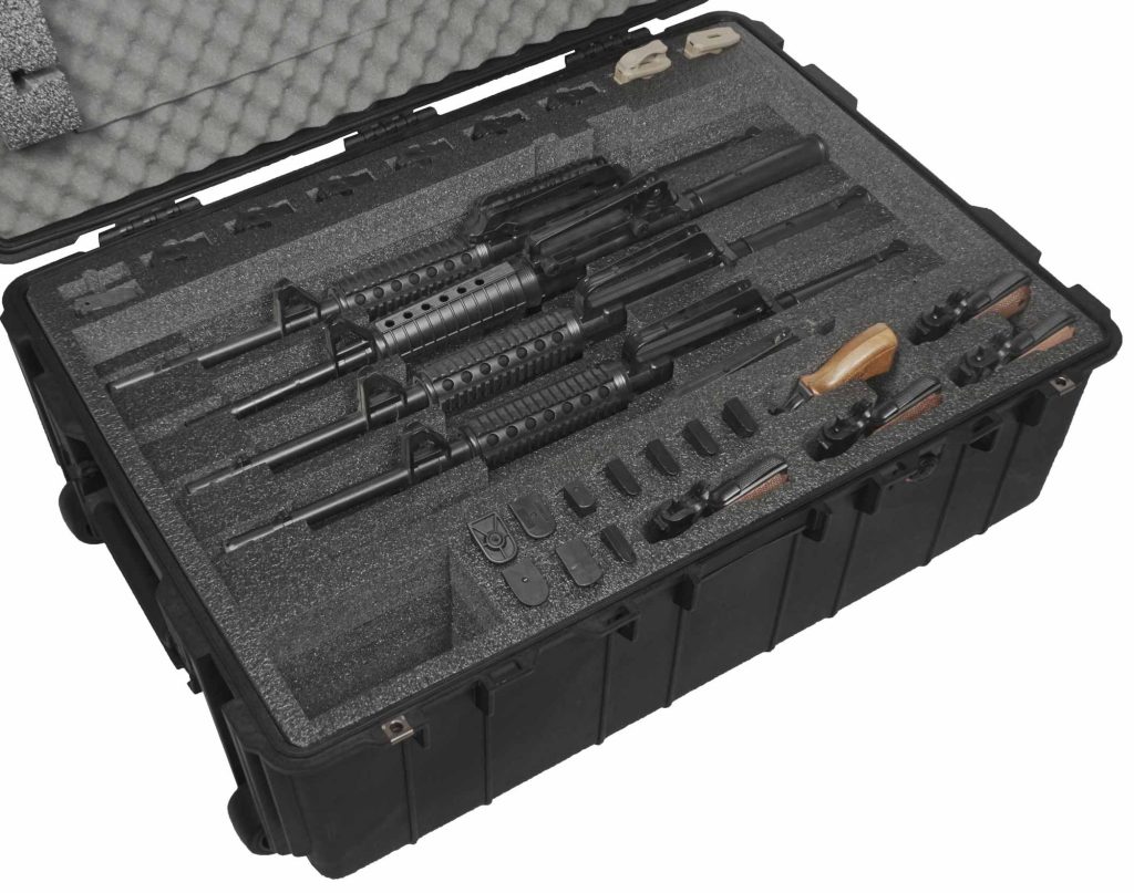 5 AR15 Rifle & 5 Pistol Case Case Club