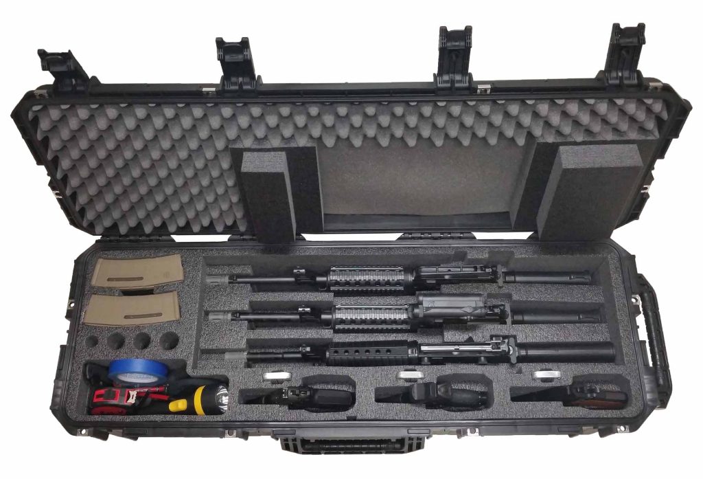 3 AR15 Rifle & 3 Pistol Case Case Club