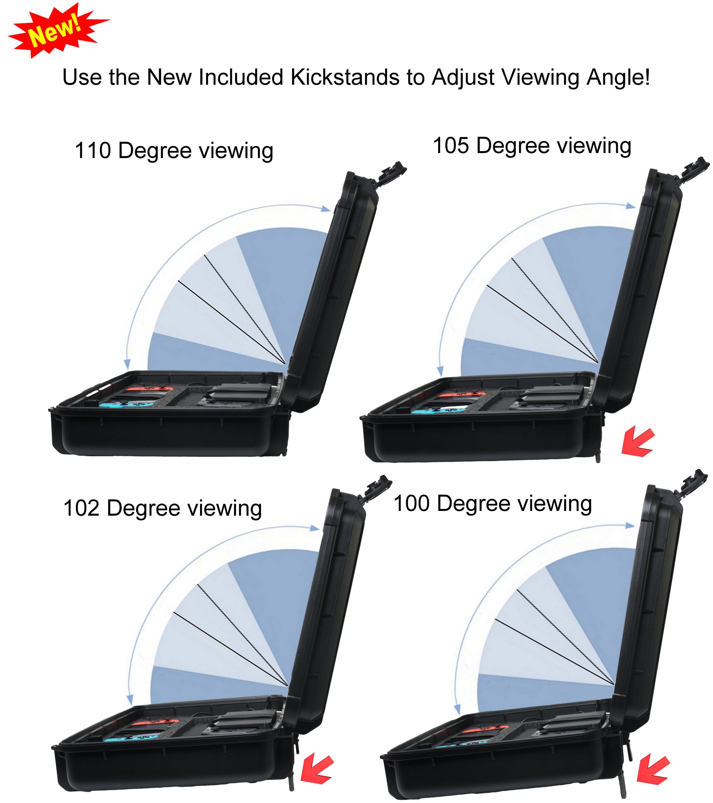 PC Portable Gaming Station with Built-in Monitor