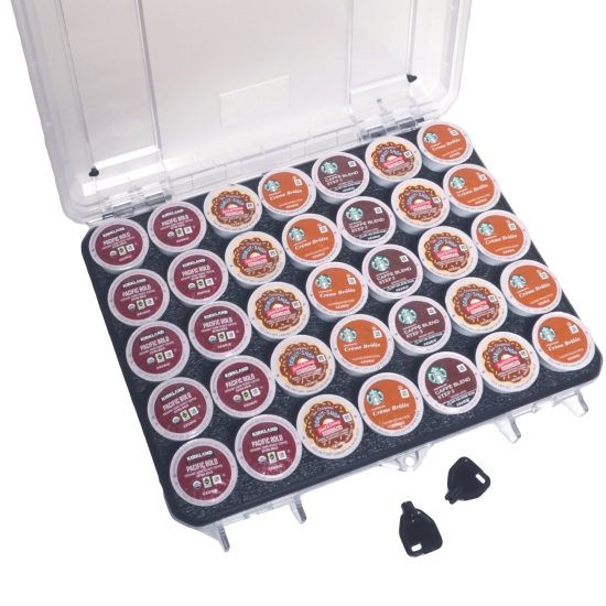 Waterproof 35 Keurig Coffee Pod Case - Foam Example