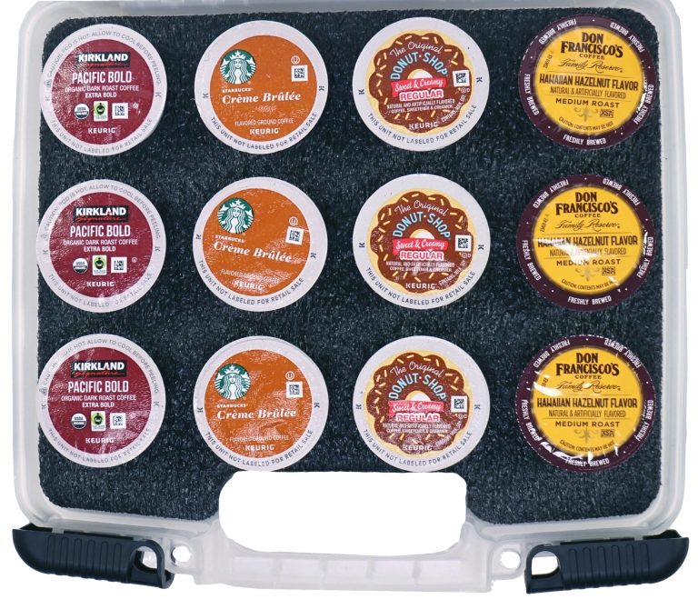 coffee pod case top down