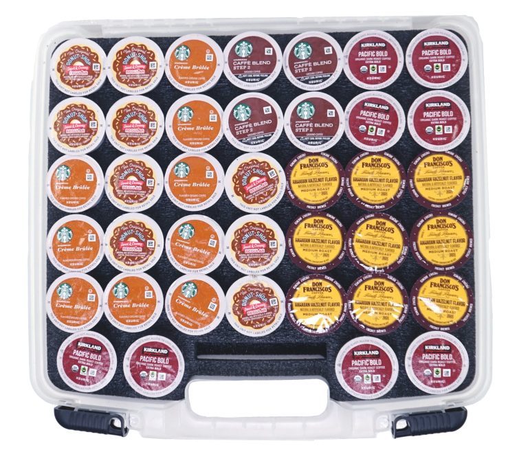 coffee pod down open