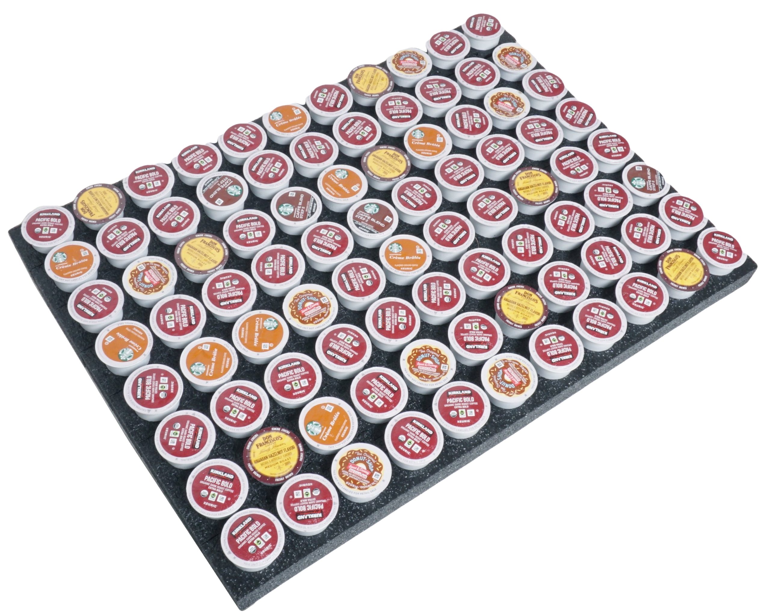 Navaris Bamboo Coffee Pod Drawer Organizer - Capsule