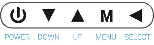 Gaming Console Monitor Buttons