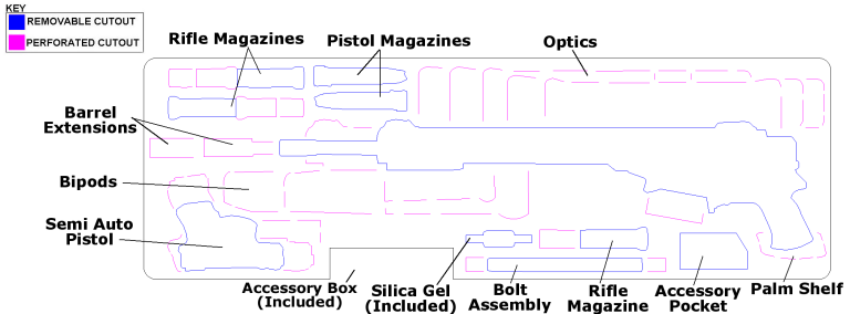 ruger precision rifle case drawing
