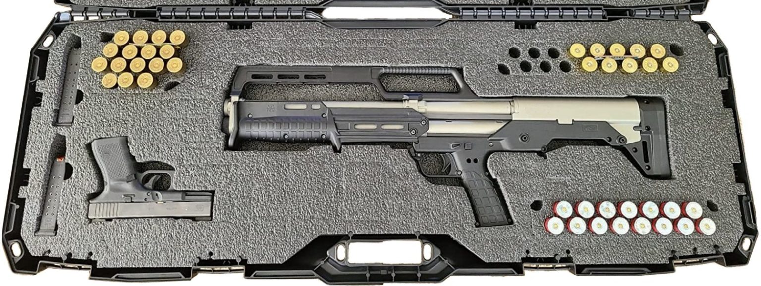 Case Club KSG / DP12 Carry Case for Shotgun, Pistol & Magazines