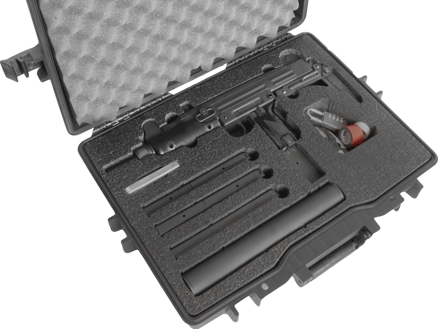 Case Club Uzi Waterproof Heavy Duty Travel Case with Silica Gel