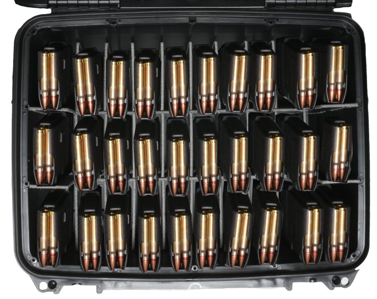Water proof Mag case top down with ammo
