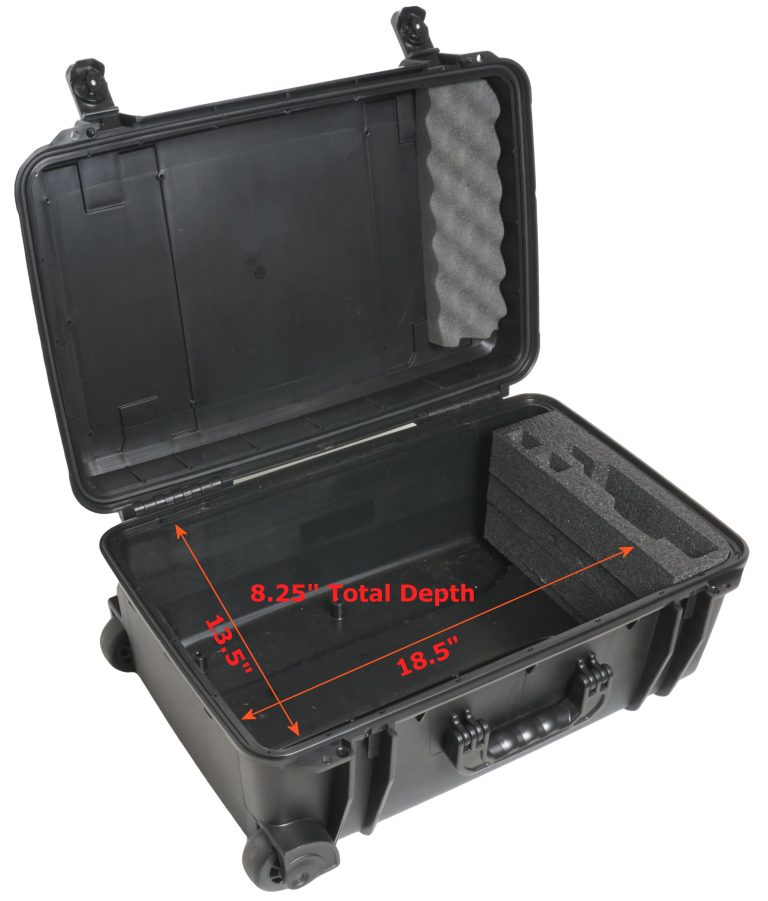 bug out case empty with dimensions