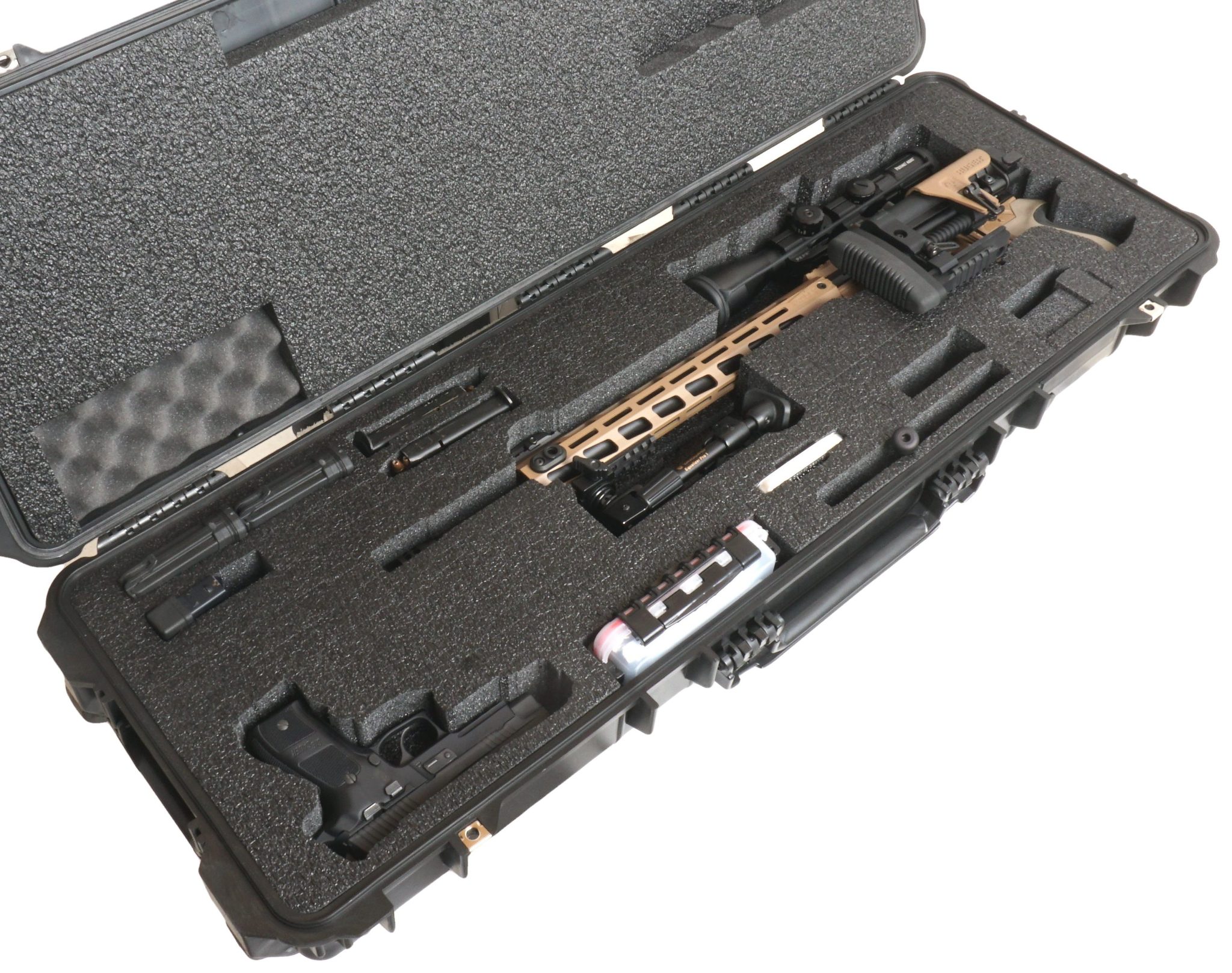 Case Club Waterproof Precision Rifle Case with Silica Gel & Accessory Box