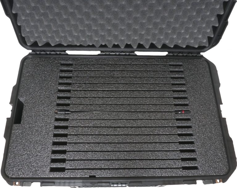 shure dc 5980 p portable discussion unit case top tray