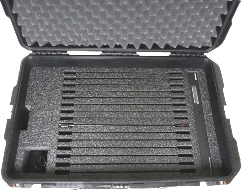 shure dc 5980 p portable discussion unit case tray