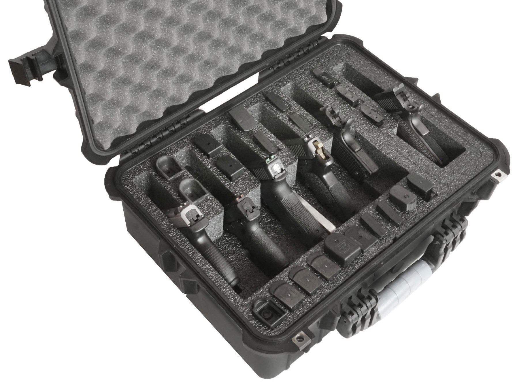 Hard Plastic Pistol Hard Case Handgun Gun Storage Waterproof Portable Carry Box 