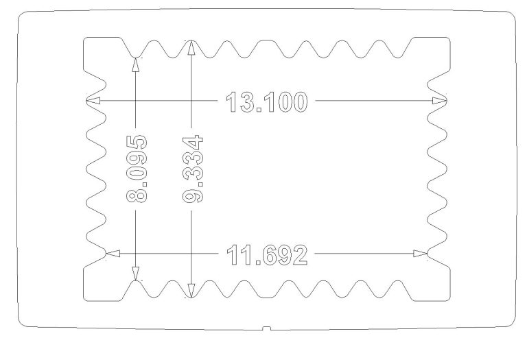 small laptop case size diagram