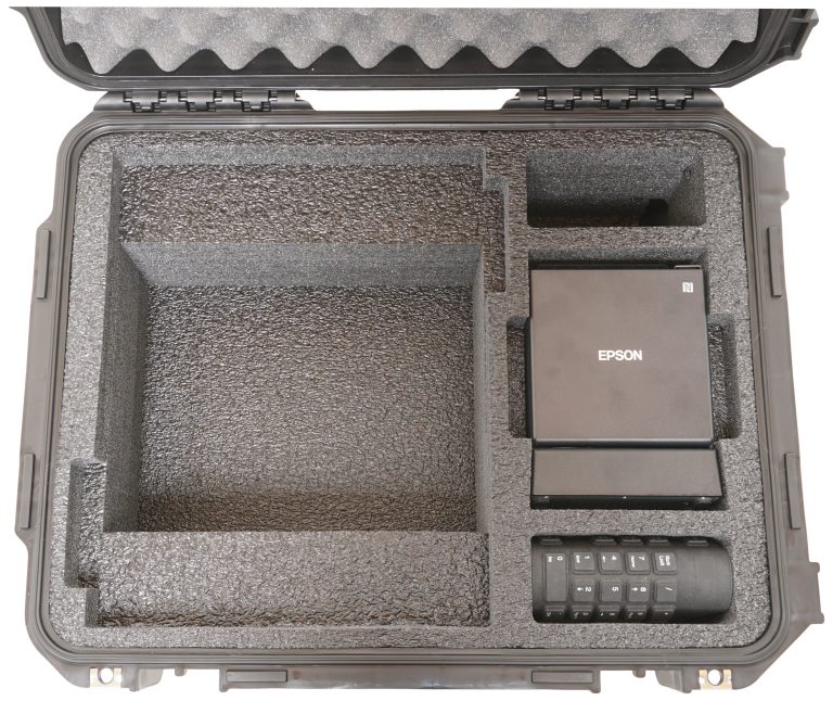 FEC XP-3685-HT POS System & Epson Tp-700C-HT Printer Case Top View