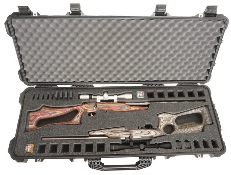 Savage 93R17 & Magnnum Research MLR-1722M Rifle Case Top View