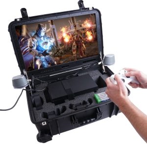 Xbox Series X & S Portable Gaming Station with Built-in Monitor - Foam Example