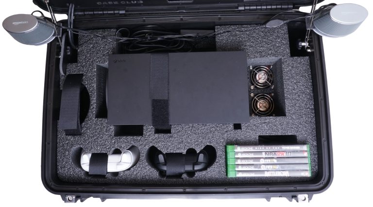 5. xbox series x case top with speakers