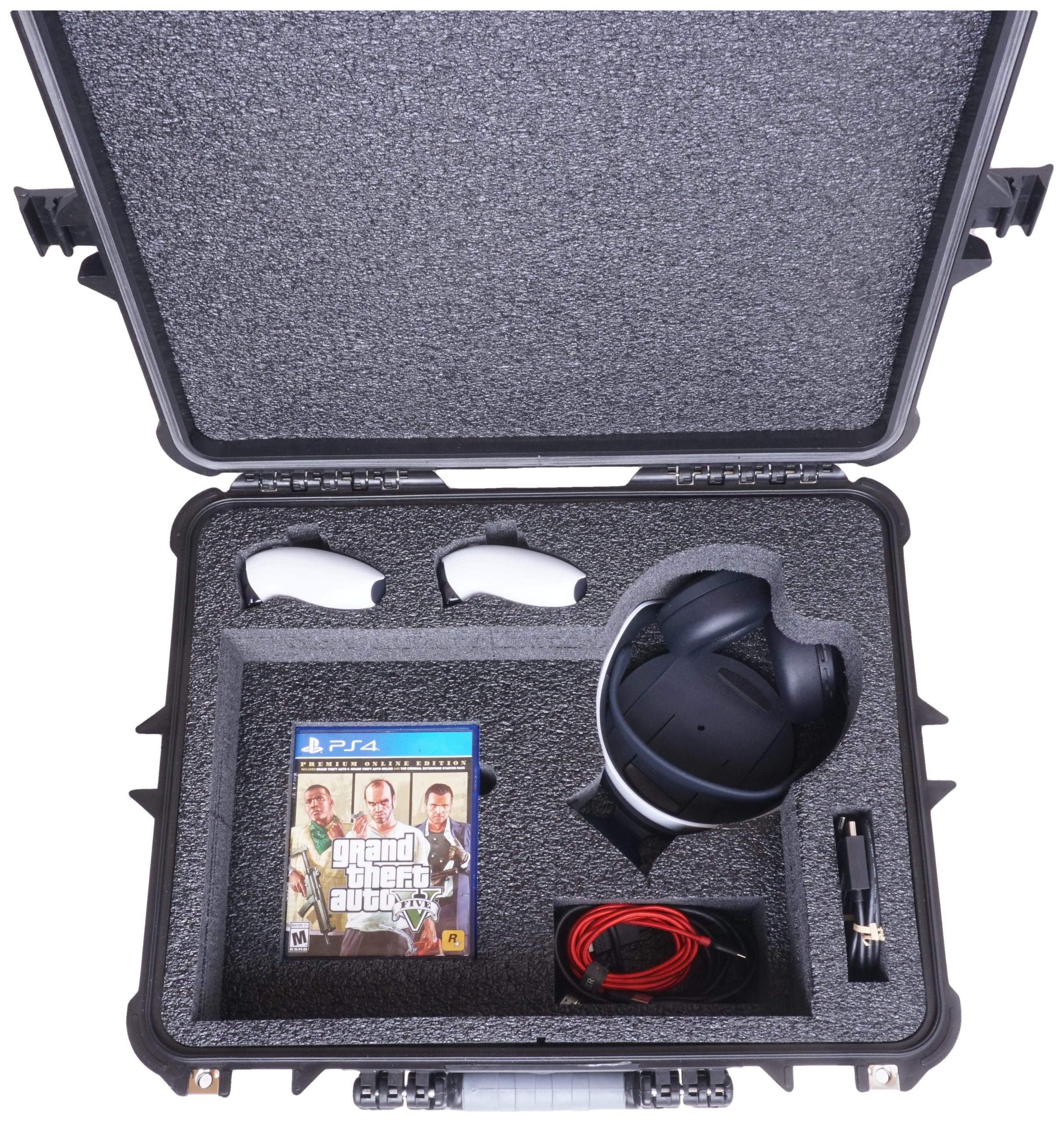 PlayStation 5 with Headset Heavy Duty Travel Case (Gen2