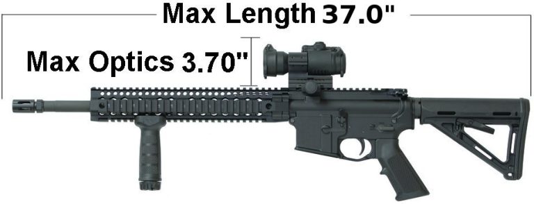 AR15 Rifle Dimension Diagram3