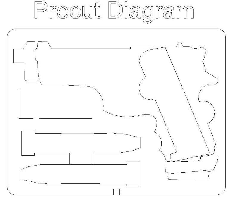 beretta m9 drawing