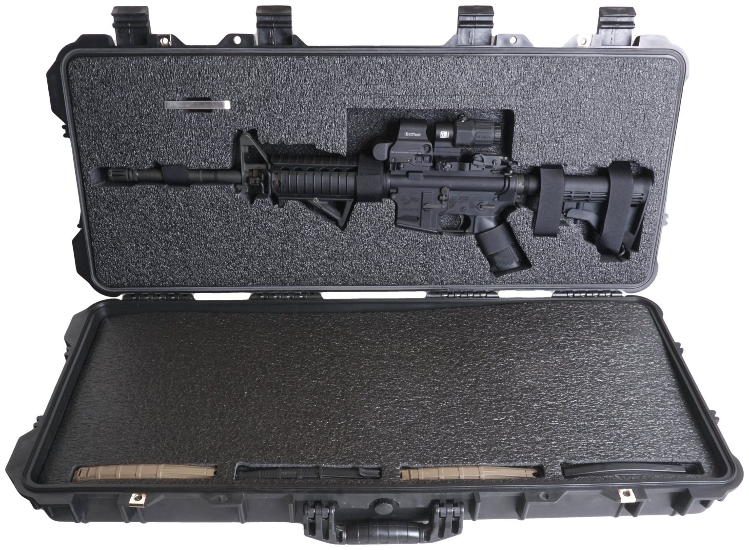 Case Club Waterproof AR15 & SBR Pistol Case with Silica Gel
