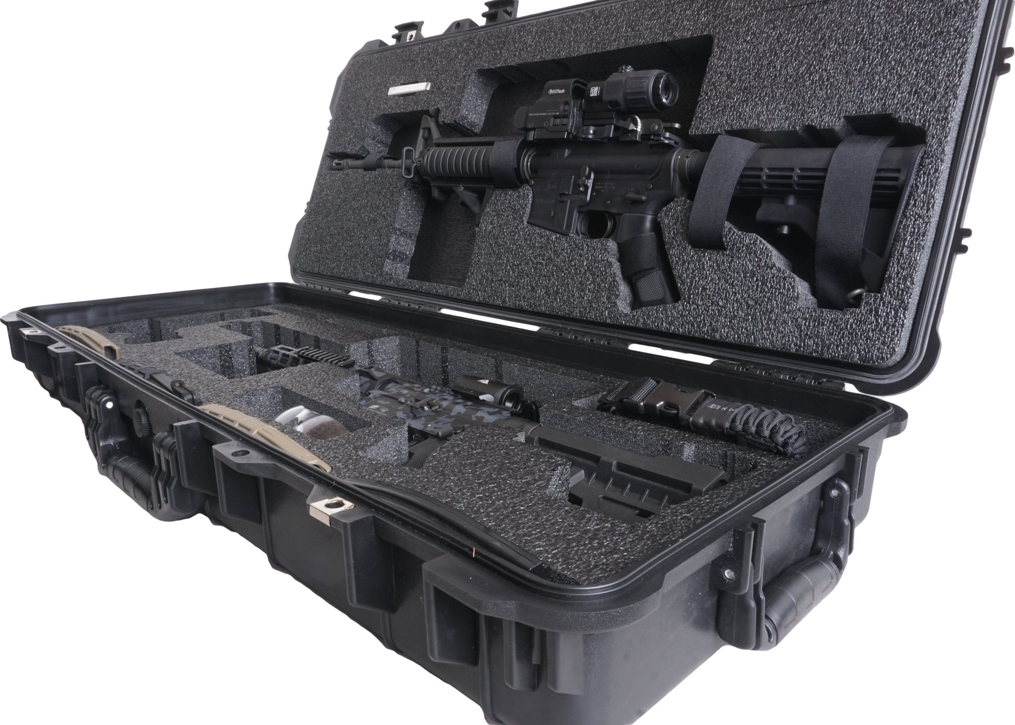 Case Club Waterproof AR15 & SBR Pistol Case with Silica Gel