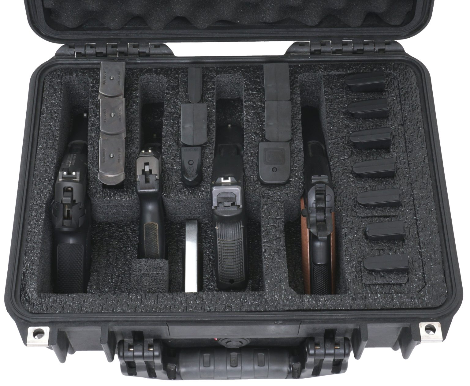 4 Pistol Foam for Pelican™ 1450 Case Case Club