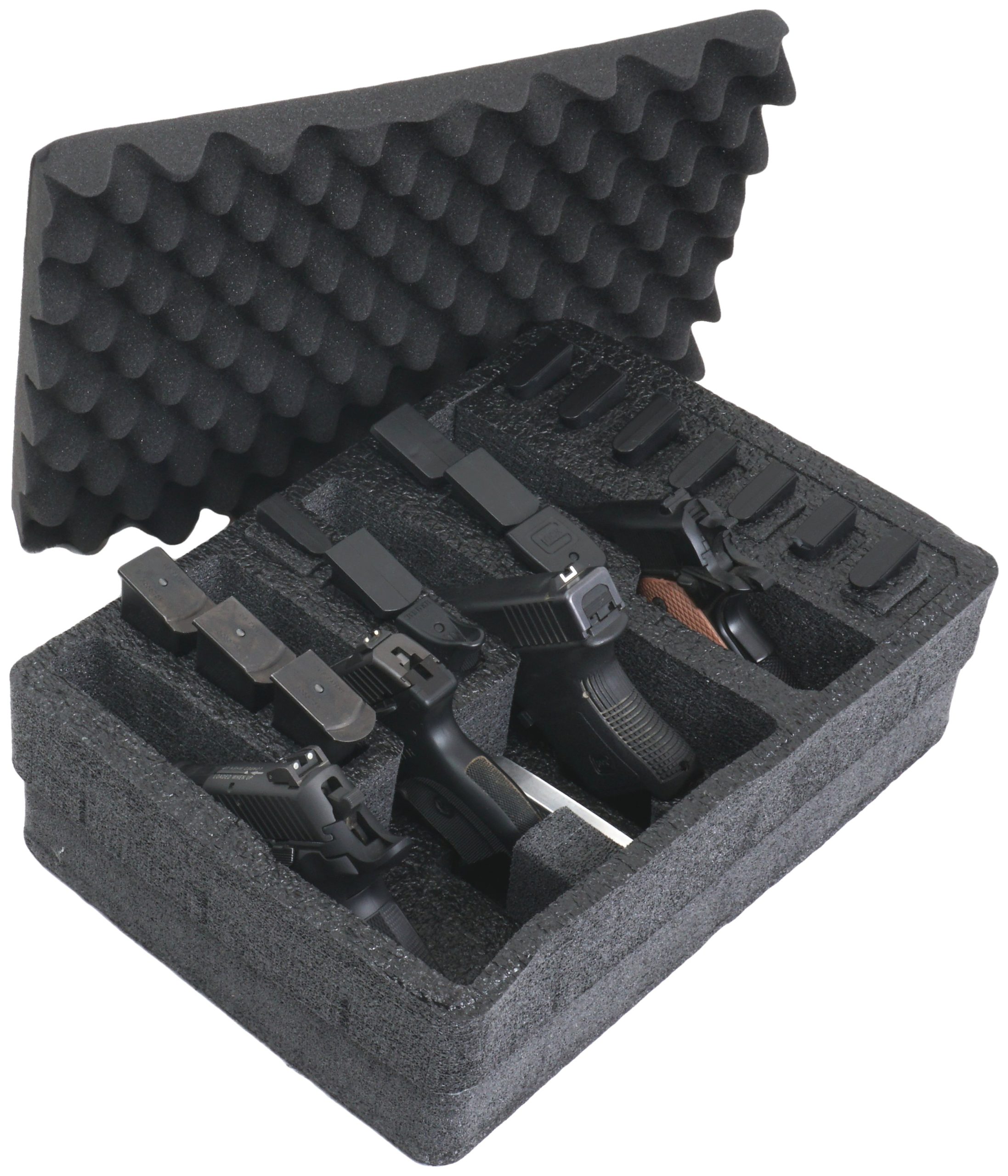 4 Pistol Foam for Pelican™ 1450 Case - Case Club