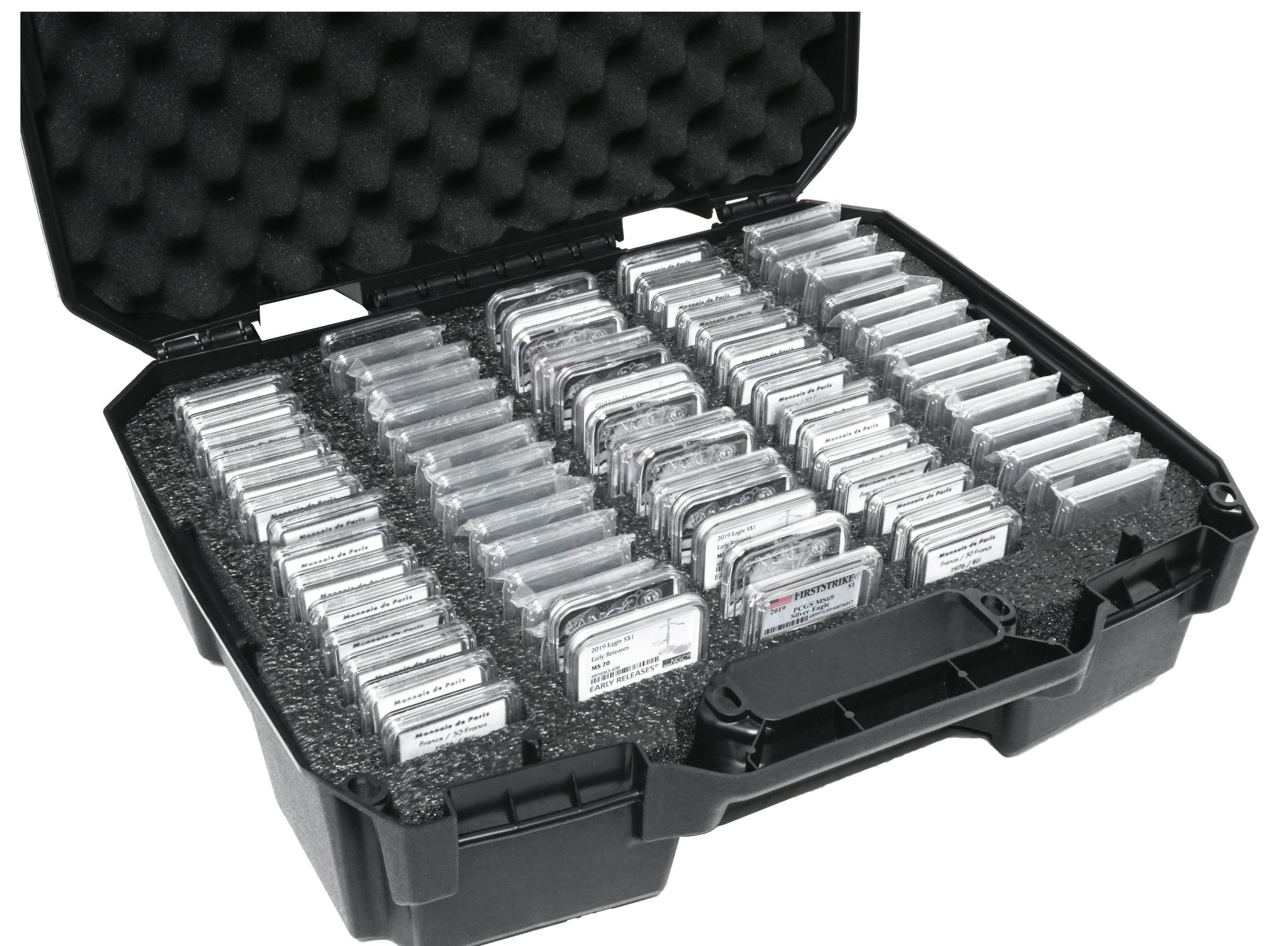 Case Club Graded Coin Slab Collector Hard Cases to Organize & Protect