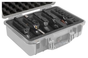 5 Pistol Foam for Pelican™ 1500 Case - Foam Example