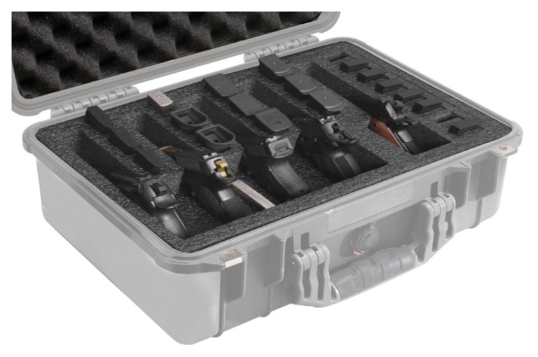 5 Pistol Foam for Pelican™ 1500 Case