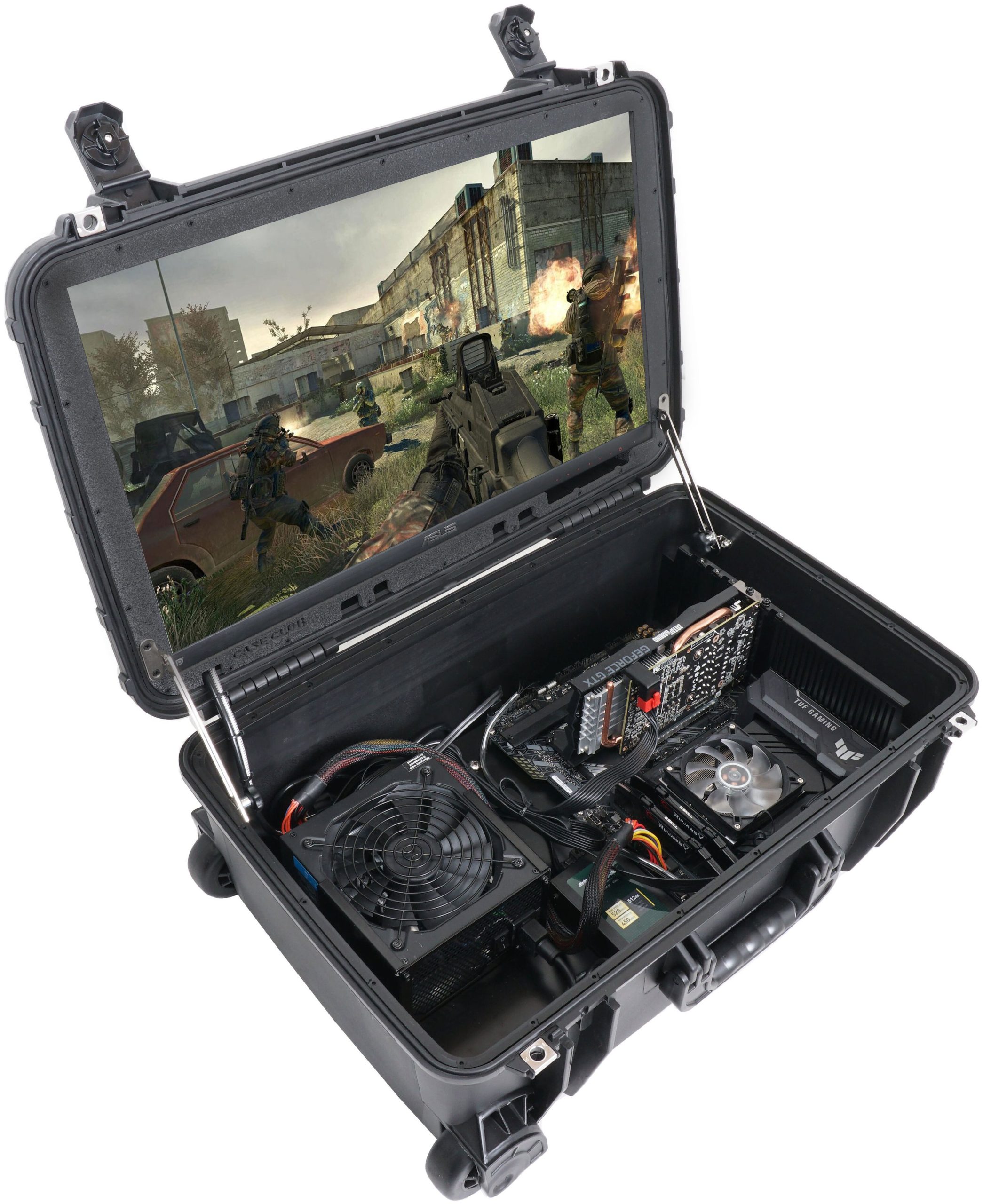 Case Club Waterproof PlayStation 4 Portable Gaming Case w/ Built in Monitor