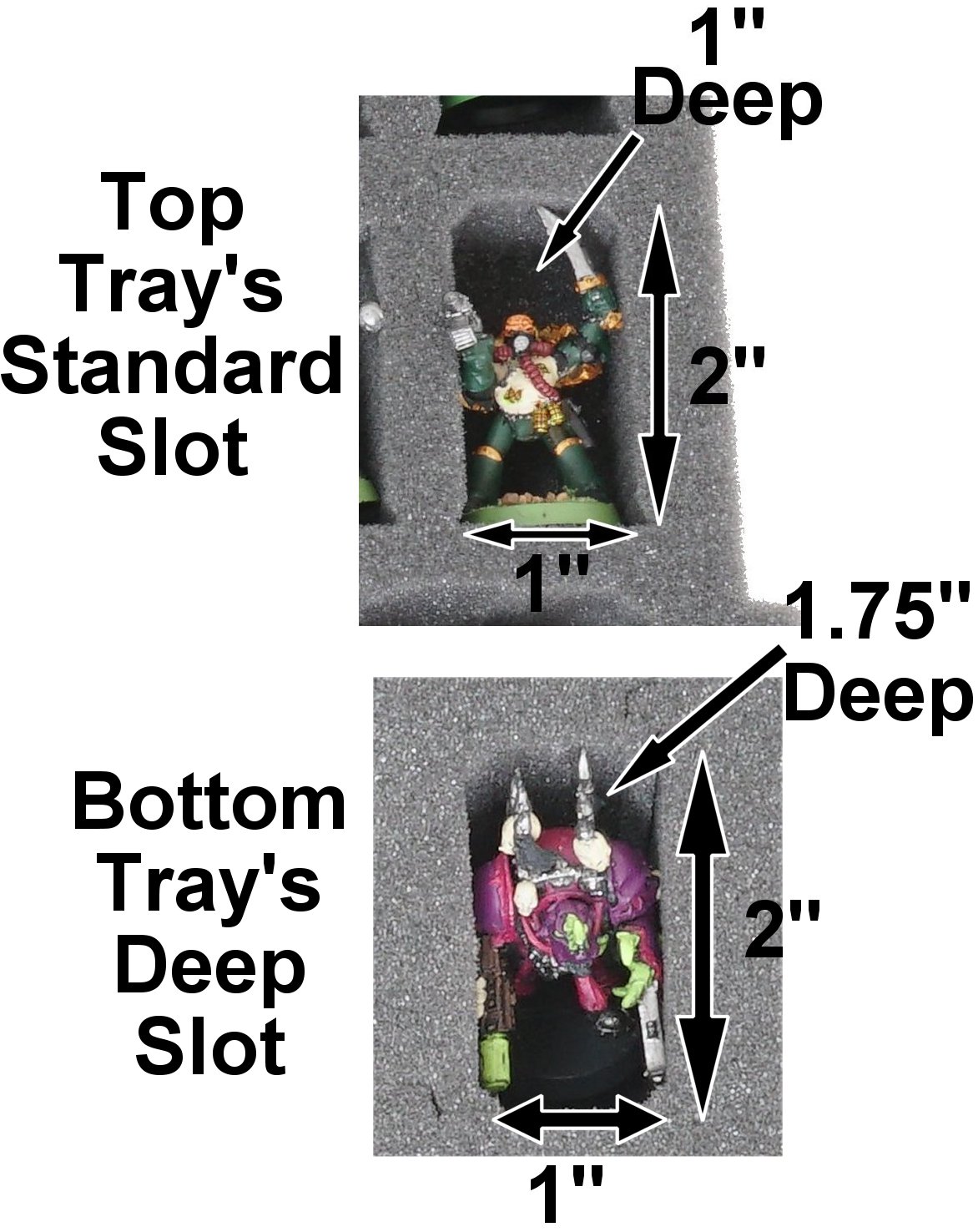 Case Club 134+ Miniatures Carry Case - Customizable Figurine Case