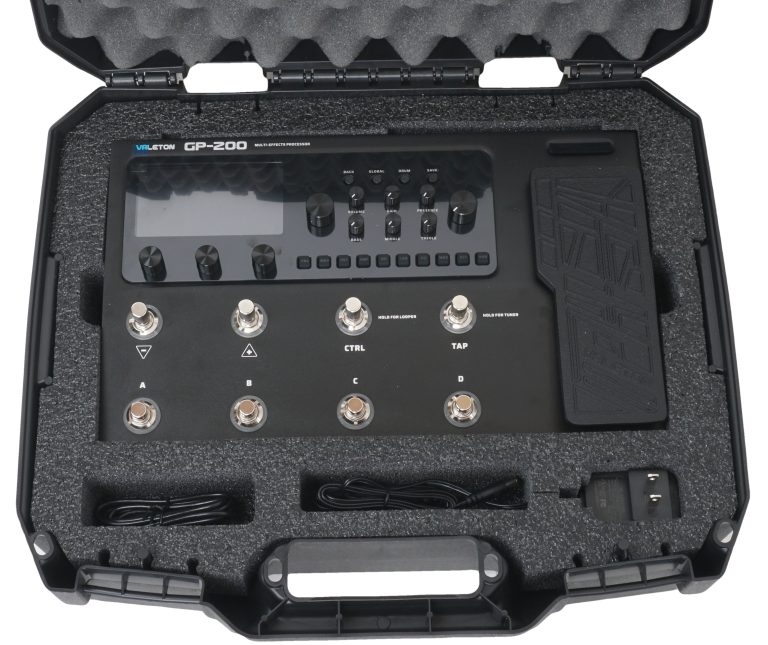 valeton gp-200 guitar pedal effects processor case