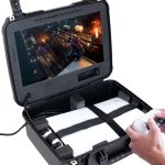 PlayStation 5 Compact Portable Gaming Station with Built-in Monitor