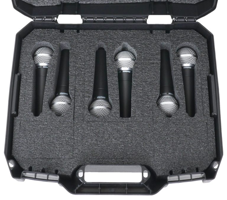 Shure SM58 Microphone Case Tray 2 Mic