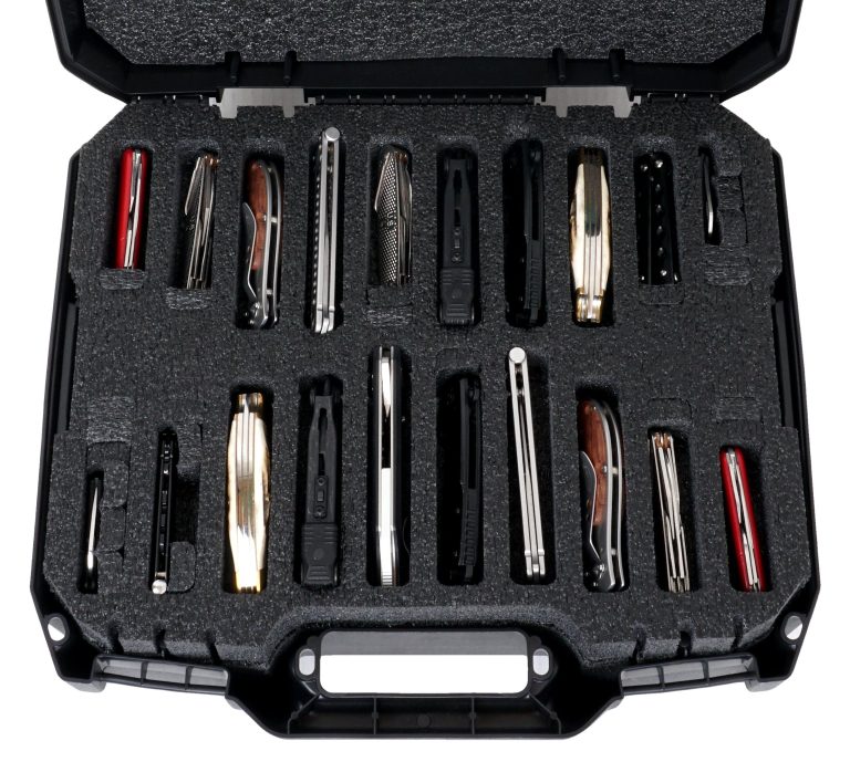 folding knife case top