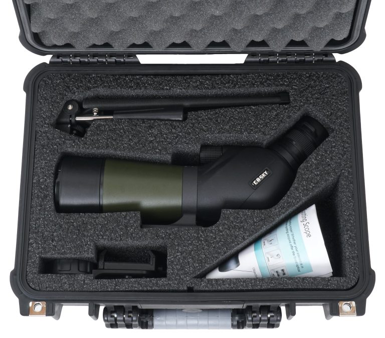 GoSky 20-60×60 HD Spotting Scope Case Top View