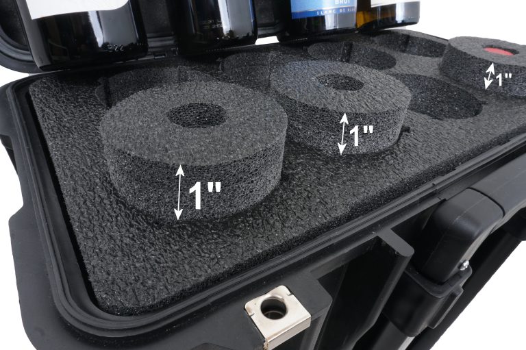 8 wine bottle case 1 inch direction